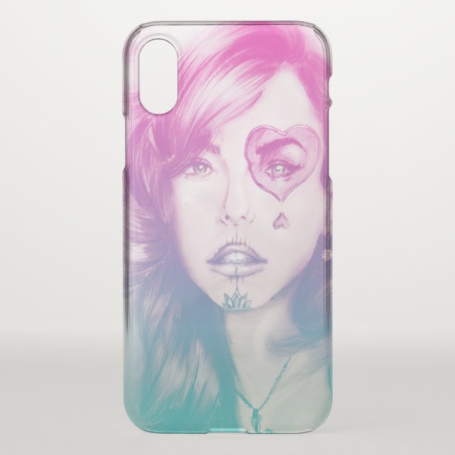 iPhone vintage case - Rainbow (Back)