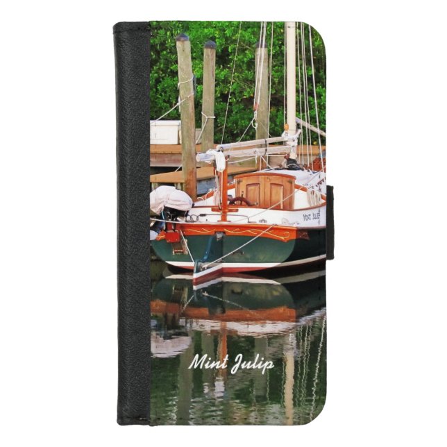 iPhone Wallet Case Sailing (Front)