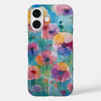 iPhone Watercolor Floral Pastel Case