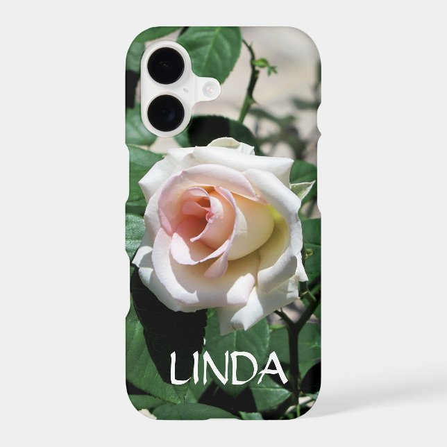 iPhone White Rose Case (Back)