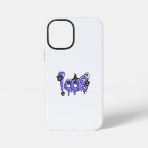 iPhone with a clear case "BOO!" design