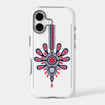 iphone with polish pattern - parzenica