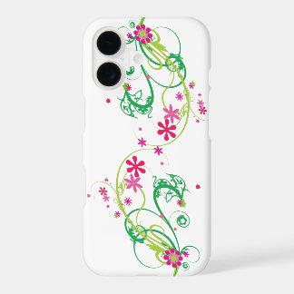 Iphone X barely there phone case flowers