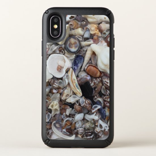 IPhone X Case Sea Shell Print