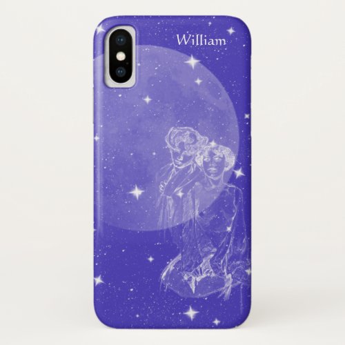 iPhone X Case with a Celestial Design