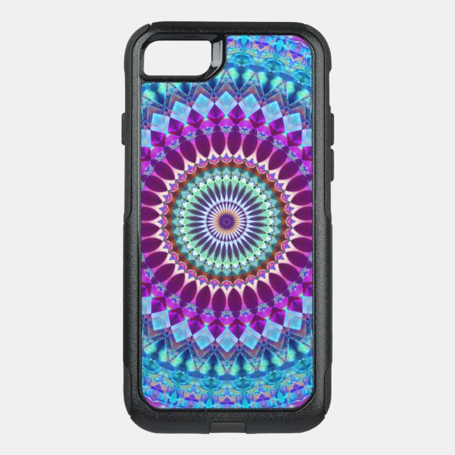 iPhone X Commuter Case Geometric Mandala G382 (Back)