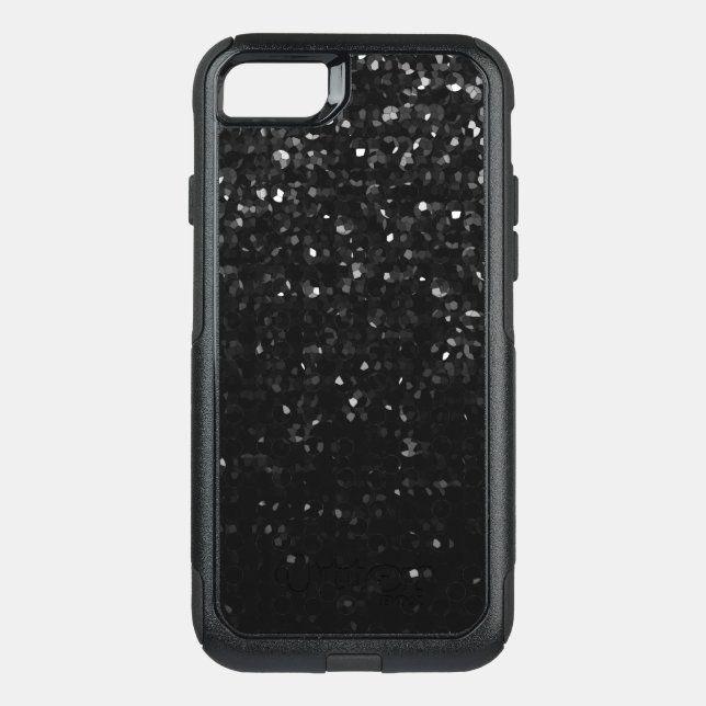 iPhone X Defender Case Black Crystal Bling Strass (Back)