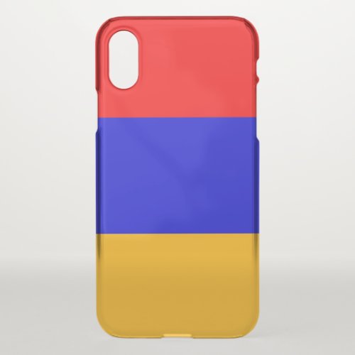 iPhone X deflector case with flag Armenia