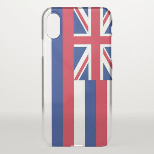 iPhone X deflector case with flag of Hawaii, USA