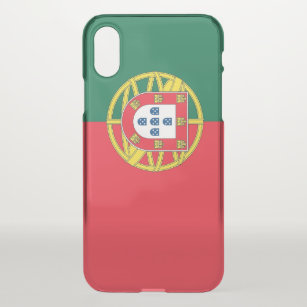 iPhone X deflector case with flag Portugal