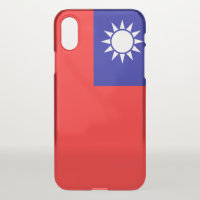 iPhone X deflector case with flag Taiwan