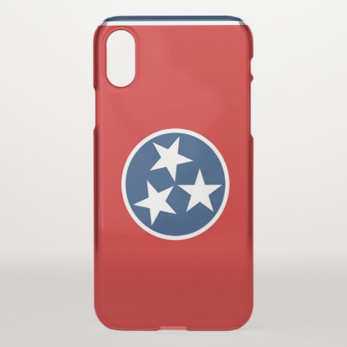 iPhone X deflector case with flag Tennessee