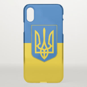 iPhone X deflector case with flag Ukraine