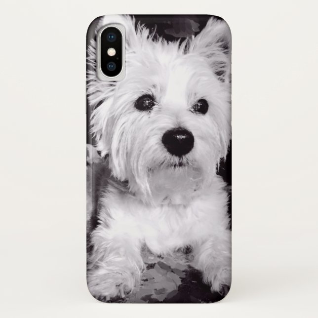 iPhone X  West Highland White Terrier Westie case (Back)