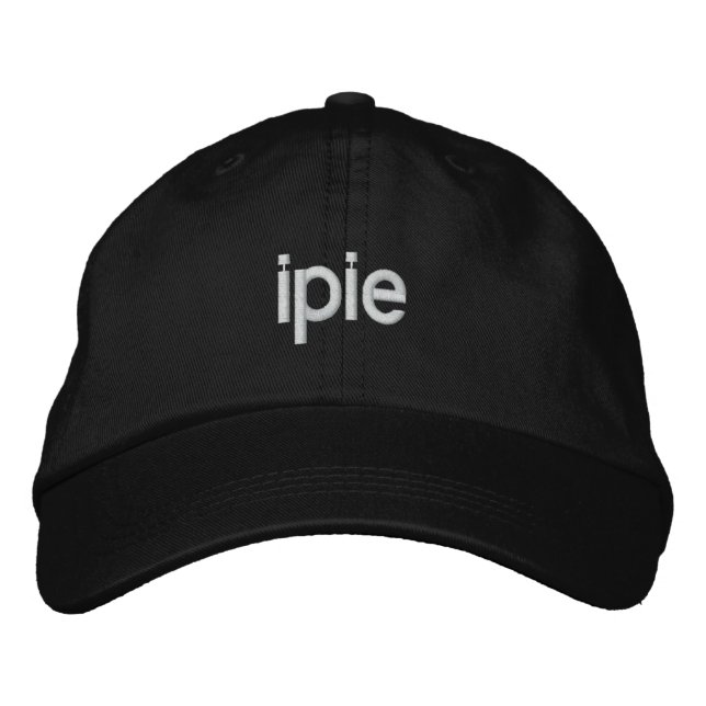 ipie hat! embroidered baseball hat (Front)