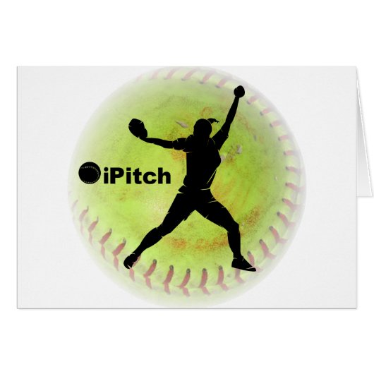 iPitch Fastpitch Softball Cards (Front Horizontal)