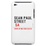 Sean paul STREET   iPod Touch Cases