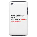 king george vi and elizabeth  iPod Touch Cases