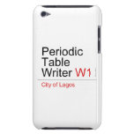 Periodic Table Writer  iPod Touch Cases