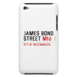 JAMES BOND STREET  iPod Touch Cases