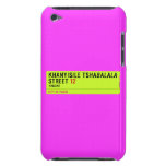 Khanyisile Tshabalala Street  iPod Touch Cases