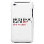 LONDON SOKAK İŞARETİ  iPod Touch Cases