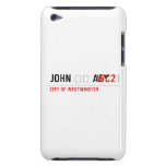 John ❤️ Aey  iPod Touch Cases