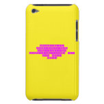 Excercise... Exc...er...cise Exs...ar...sise Eggs...are...sides ... For bacon! BACON!  iPod Touch Cases