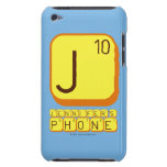 J
 JENNIFER'S
 PHONE  iPod Touch Cases