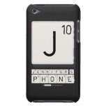J
 JENNIFER'S
 PHONE  iPod Touch Cases