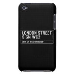 LONDON STREET SIGN  iPod Touch Cases