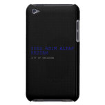 SYED ASIM ALTAF HASSAM  iPod Touch Cases