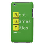 Best
 Games
 Titles  iPod Touch Cases