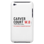 CARVER COURT  iPod Touch Cases