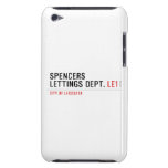 Spencers Lettings Dept.  iPod Touch Cases