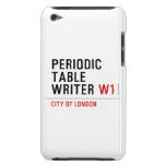 Periodic Table Writer  iPod Touch Cases
