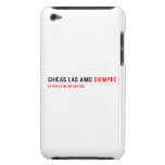 Chicas las amo  iPod Touch Cases