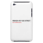 Kgauza Key Gee Street  iPod Touch Cases