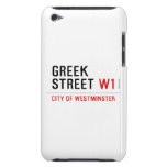 Greek Street  iPod Touch Cases