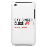 GAY GINGER CLOSE  iPod Touch Cases