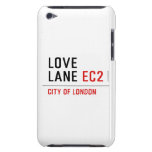 Love lane  iPod Touch Cases