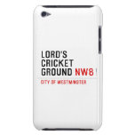 LORD'S CRICKET GROUND  iPod Touch Cases