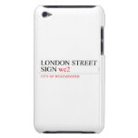 LONDON STREET SIGN  iPod Touch Cases