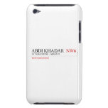 abdi khadar   iPod Touch Cases
