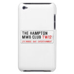 the Hampton  MWB Club  iPod Touch Cases