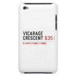 vicarage crescent  iPod Touch Cases