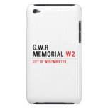 G.w.r memorial  iPod Touch Cases