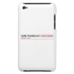 CAROL PEACHES AVE  iPod Touch Cases