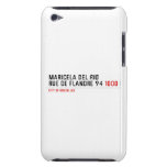 Maricela del Rio Rue de Flandre 94  iPod Touch Cases