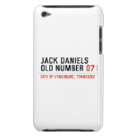 Jack Daniels Old Number  iPod Touch Cases
